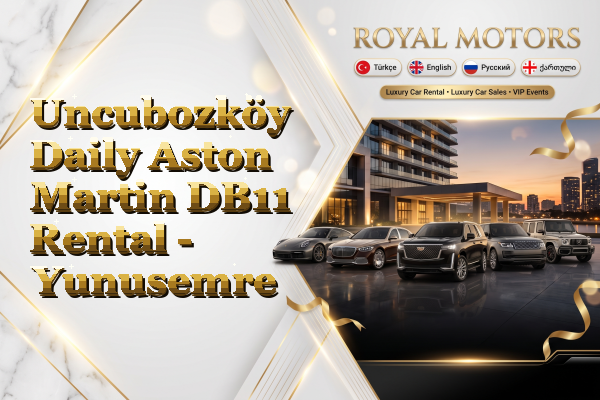 Uncubozköy Daily Aston Martin DB11 Rental - Yunusemre