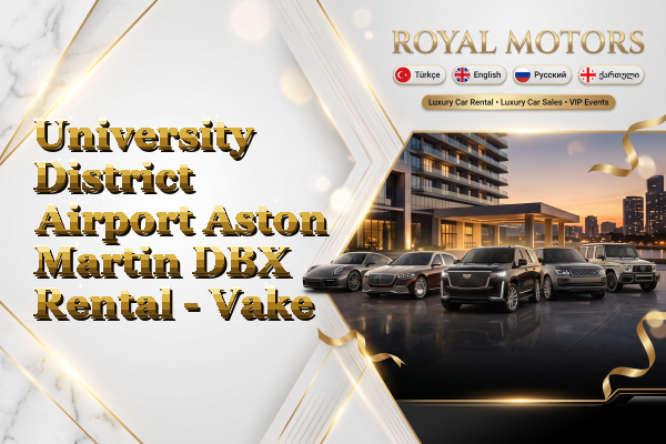 University District Airport Aston Martin DBX Rental - Vake