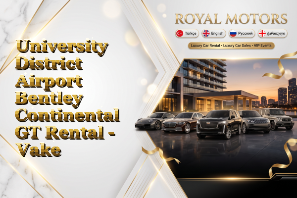 University District Airport Bentley Continental GT Rental - Vake