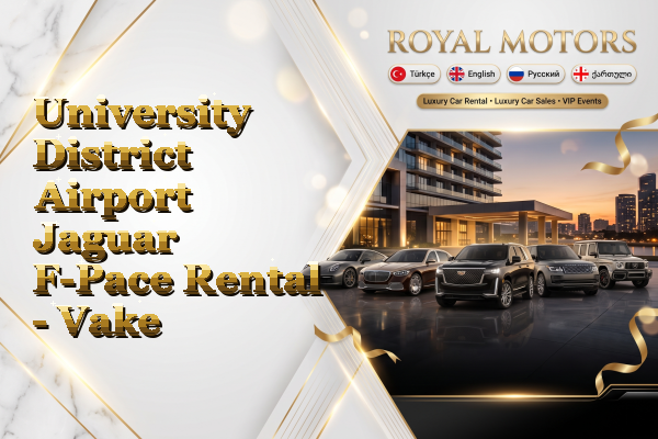 University District Airport Jaguar F-Pace Rental - Vake