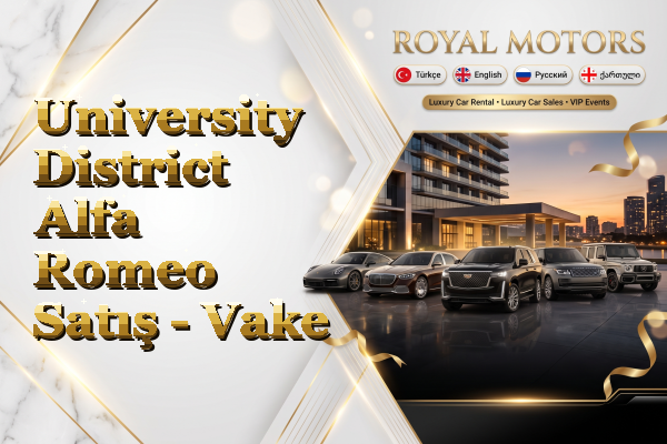 University District Alfa Romeo Satış - Vake