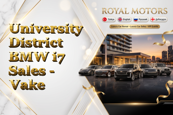 University District BMW i7 Sales - Vake