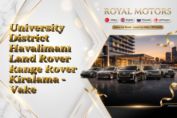 University District Havalimanı Land Rover Range Rover Kiralama - Vake