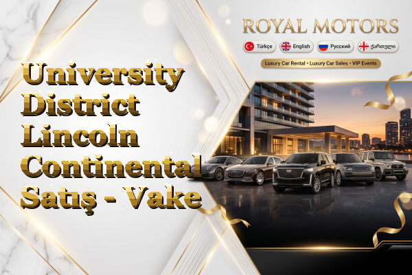 University District Lincoln Continental Satış - Vake