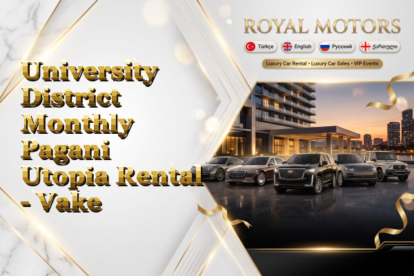 University District Monthly Pagani Utopia Rental - Vake