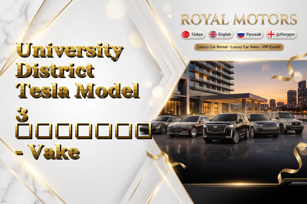 University District Tesla Model 3 გაყიდვა - Vake