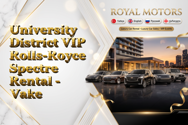 University District VIP Rolls-Royce Spectre Rental - Vake
