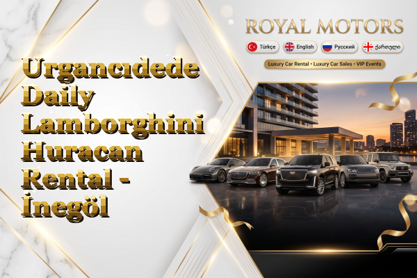 Urgancıdede Daily Lamborghini Huracan Rental - İnegöl