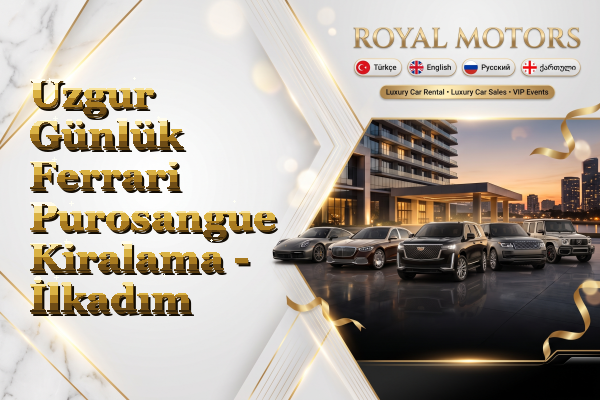 Uzgur Günlük Ferrari Purosangue Kiralama - İlkadım
