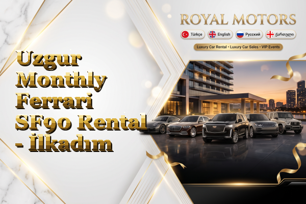 Uzgur Monthly Ferrari SF90 Rental - İlkadım