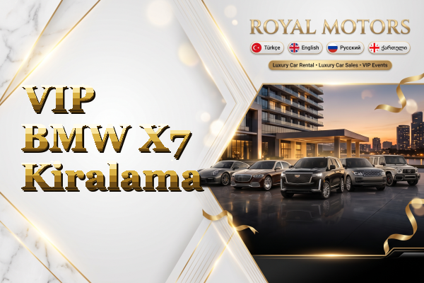 VIP BMW X7 Kiralama