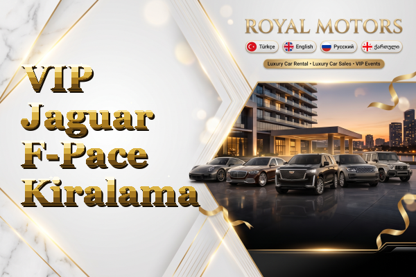 VIP Jaguar F-Pace Kiralama
