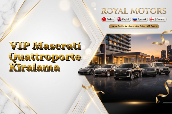 VIP Maserati Quattroporte Kiralama
