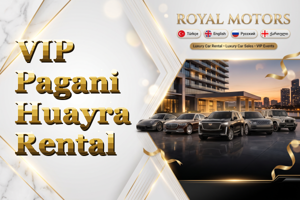 VIP Pagani Huayra Rental