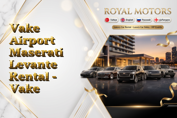 Vake Airport Maserati Levante Rental - Vake