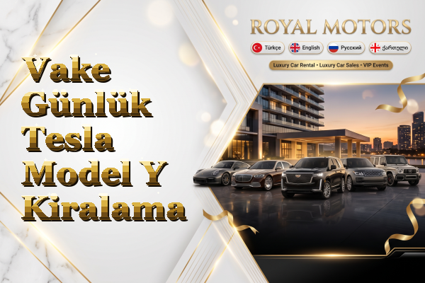 Vake Günlük Tesla Model Y Kiralama