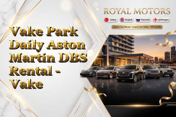 Vake Park Daily Aston Martin DBS Rental - Vake