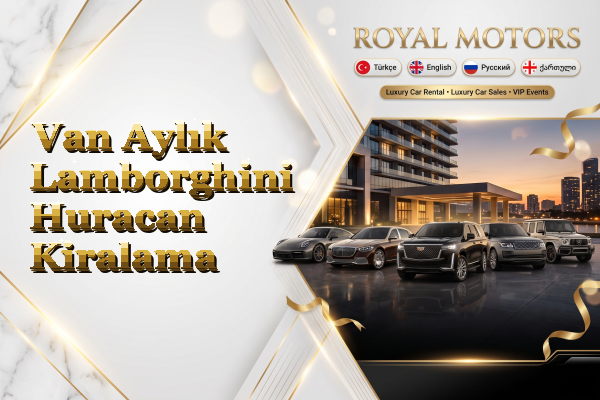 Van Aylık Lamborghini Huracan Kiralama