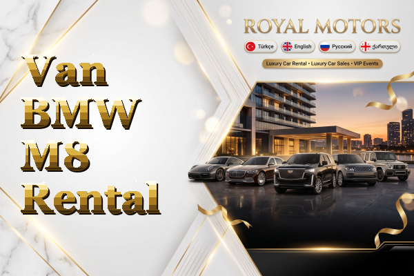 Van BMW M8 Rental