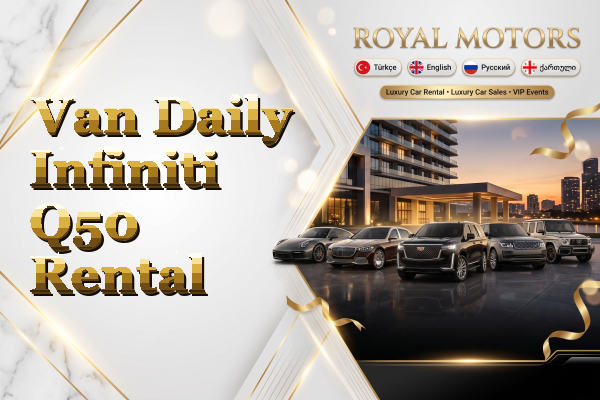 Van Daily Infiniti Q50 Rental
