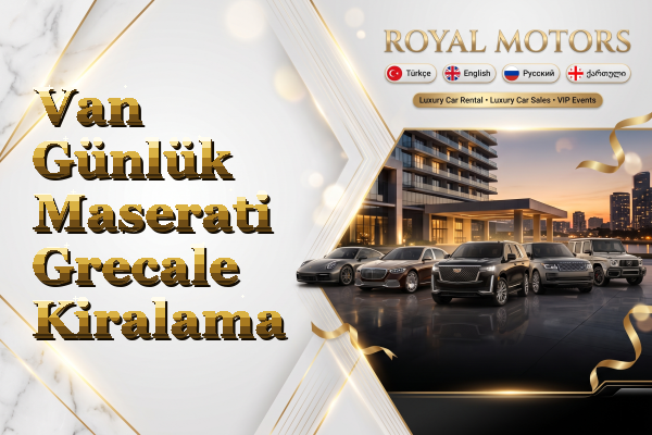 Van Günlük Maserati Grecale Kiralama