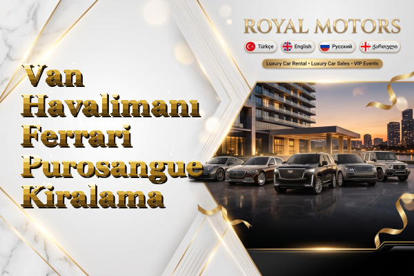Van Havalimanı Ferrari Purosangue Kiralama