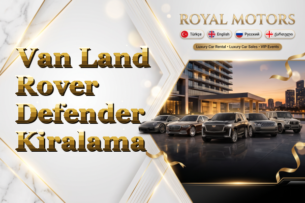 Van Land Rover Defender Kiralama