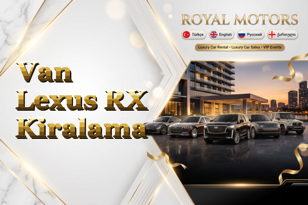 Van Lexus RX Kiralama