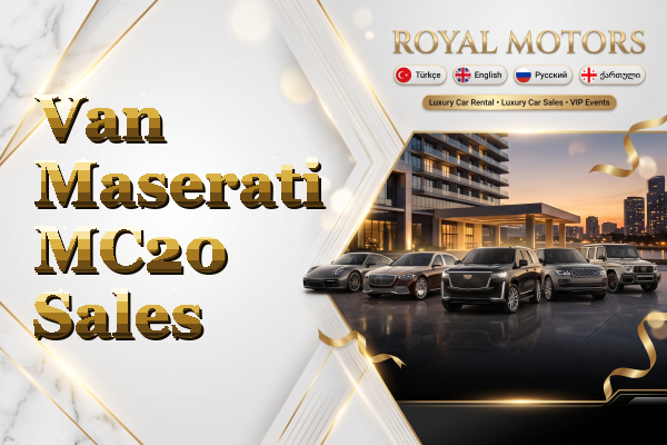 Van Maserati MC20 Sales