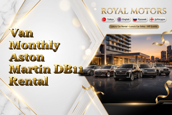 Van Monthly Aston Martin DB11 Rental