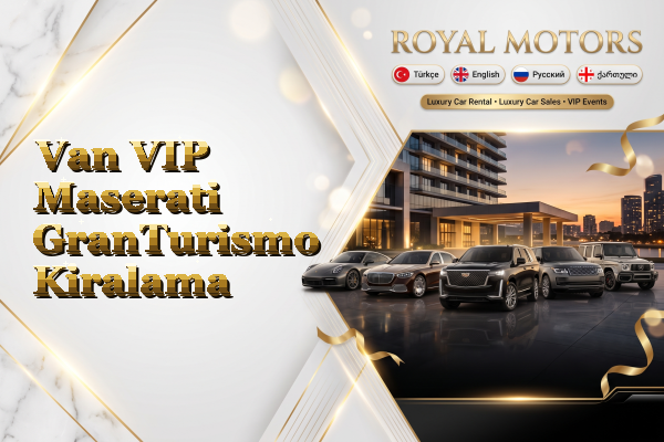 Van VIP Maserati GranTurismo Kiralama