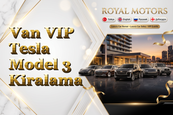 Van VIP Tesla Model 3 Kiralama