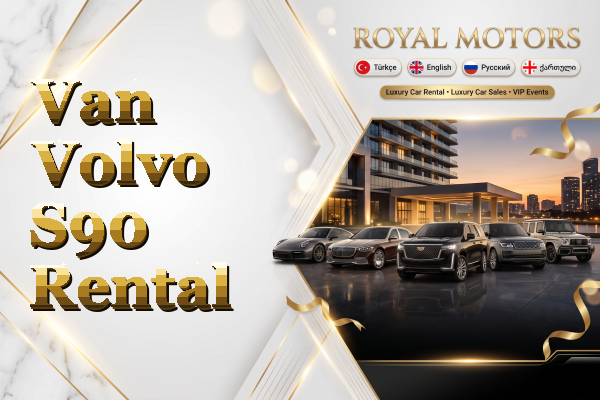 Van Volvo S90 Rental