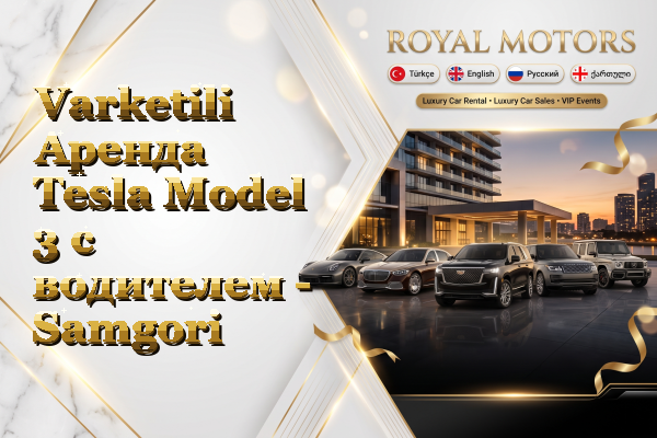 Varketili Аренда Tesla Model 3 с водителем - Samgori