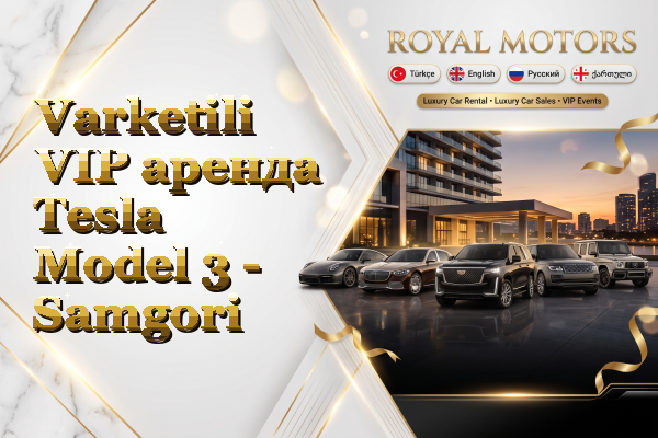 Varketili VIP аренда Tesla Model 3 - Samgori