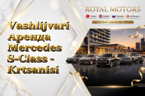 Vashlijvari Аренда Mercedes S-Class - Krtsanisi