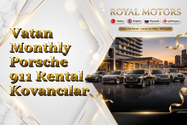 Vatan Monthly Porsche 911 Rental - Kovancılar