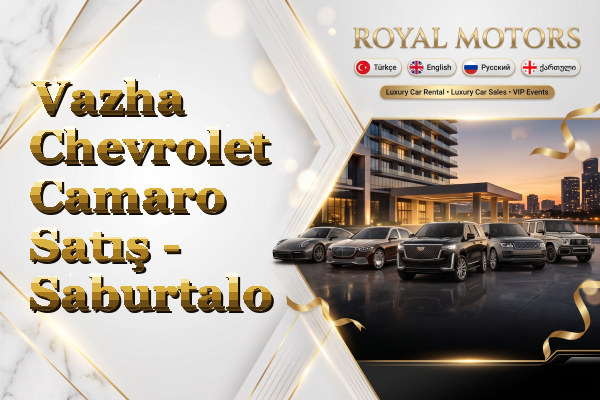 Vazha Chevrolet Camaro Satış - Saburtalo