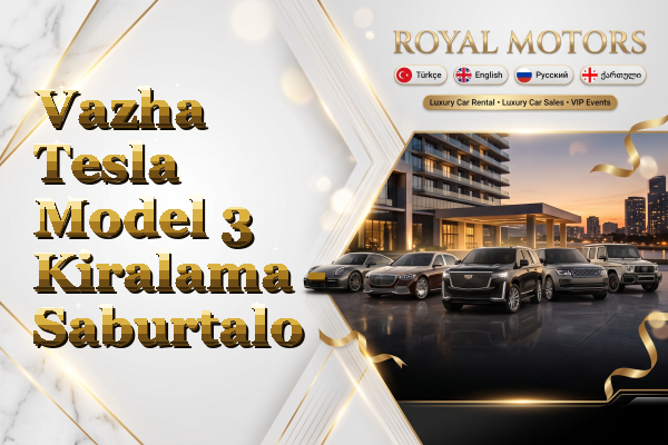 Vazha Tesla Model 3 Kiralama - Saburtalo
