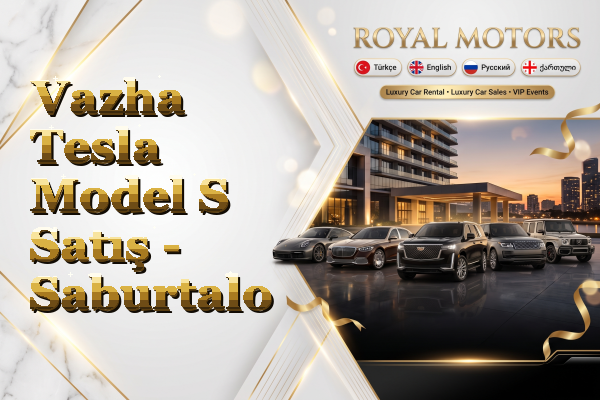 Vazha Tesla Model S Satış - Saburtalo