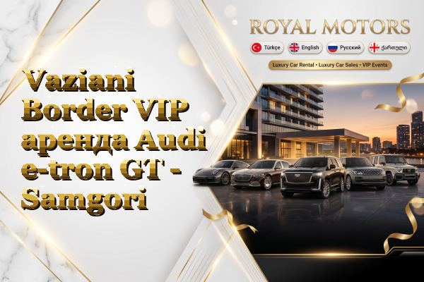 Vaziani Border VIP аренда Audi e-tron GT - Samgori