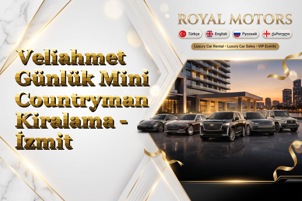 Veliahmet Günlük Mini Countryman Kiralama - İzmit