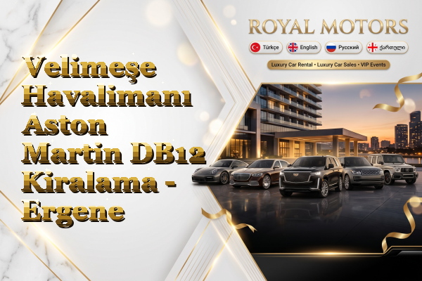 Velimeşe Havalimanı Aston Martin DB12 Kiralama - Ergene
