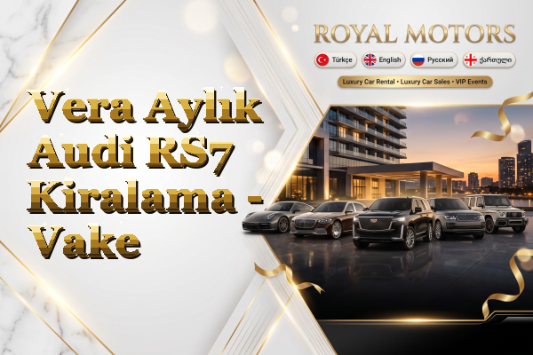 Vera Aylık Audi RS7 Kiralama - Vake