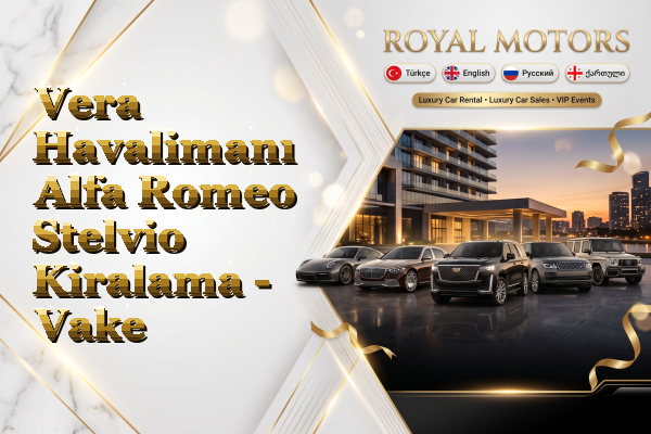 Vera Havalimanı Alfa Romeo Stelvio Kiralama - Vake
