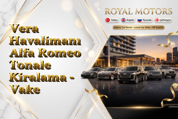Vera Havalimanı Alfa Romeo Tonale Kiralama - Vake