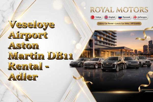 Veseloye Airport Aston Martin DB11 Rental - Adler