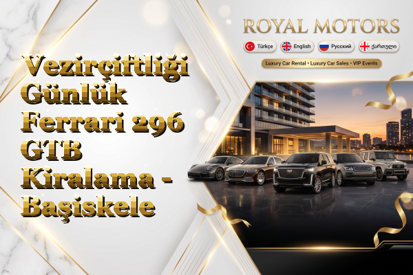 Vezirçiftliği Günlük Ferrari 296 GTB Kiralama - Başiskele