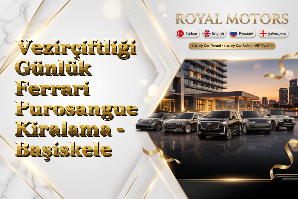 Vezirçiftliği Günlük Ferrari Purosangue Kiralama - Başiskele