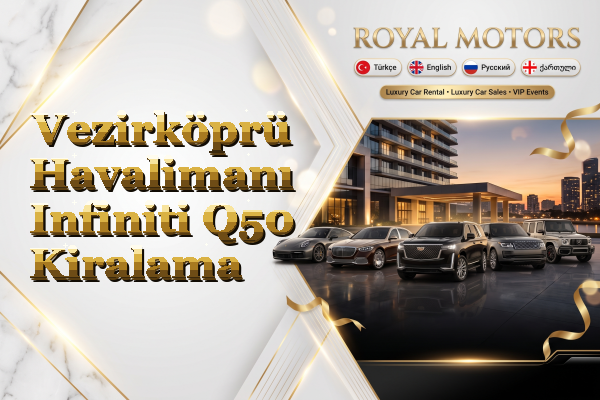 Vezirköprü Havalimanı Infiniti Q50 Kiralama